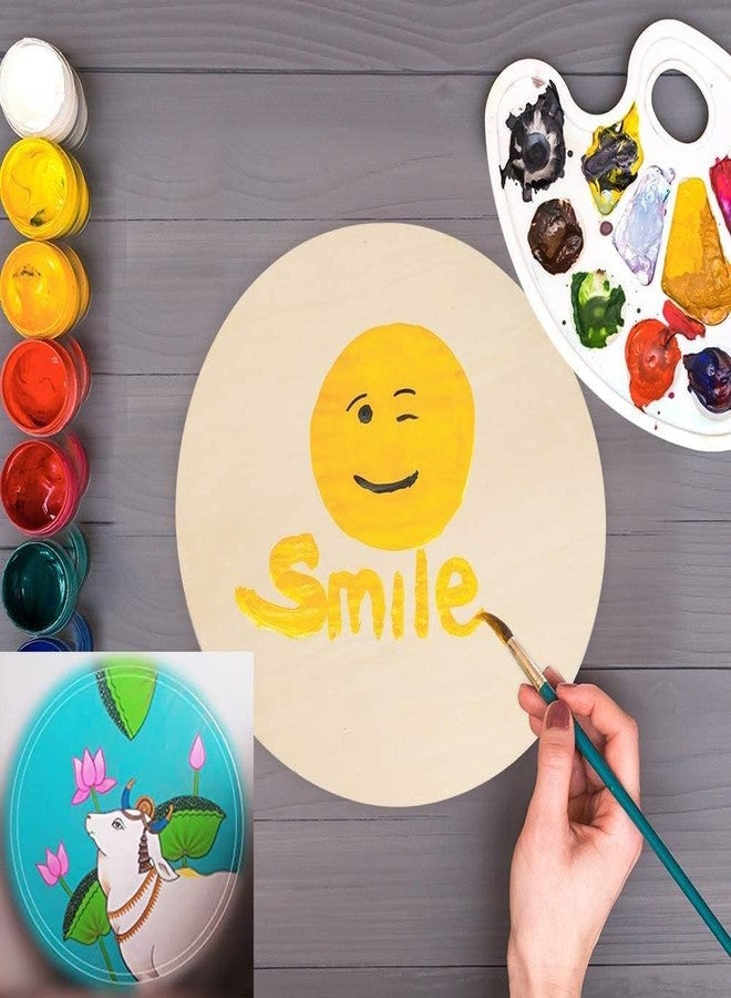 ألواح MDF دائرية من BerryBox مقاس 12 × 12 بوصة، قطعتان، للأعمال الفنية والحرفية، ألواح MDF دائرية للأعمال الحرفية، قطع MDF يمكنك صنعها بنفسك، سمك 3 مم - Image 2