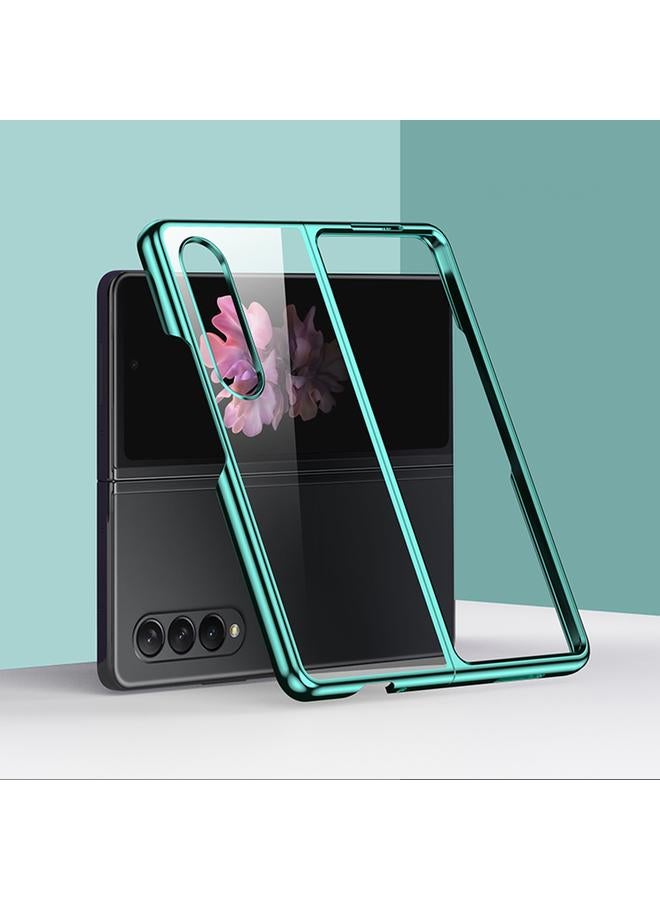 S-TOP Case For Samsung Galaxy Z Fold4 5G Electroplating PC Shockproof Phone Case - Image 1