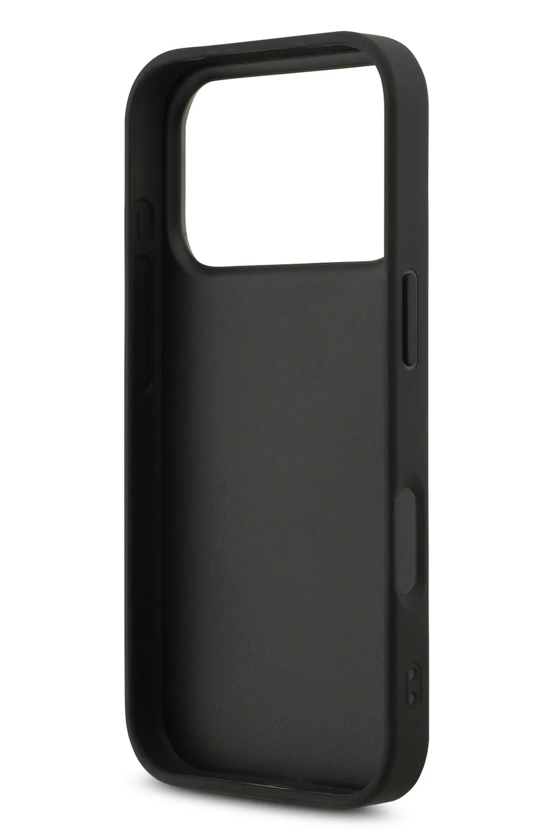 GUESS iPhone 17 Pro Max PU Glitter Case With Big 4G Metal Logo / Ultra Slim / lightweight design / Easy Installation - Black