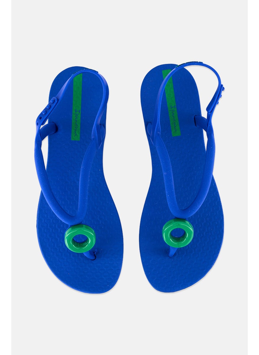 Ipanema Women Fashion Snap Sandals, Blue  - Image 3
