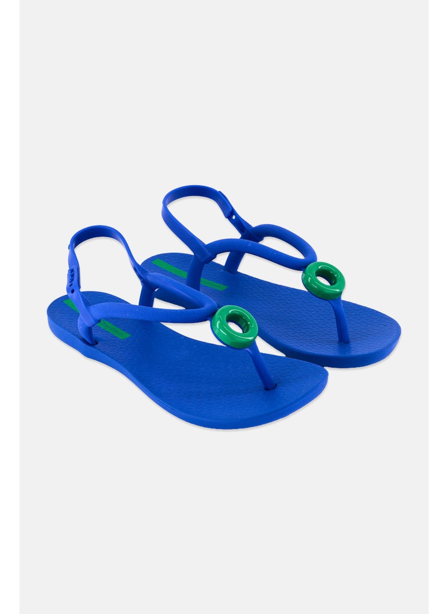 Ipanema Women Fashion Snap Sandals, Blue  - Image 1
