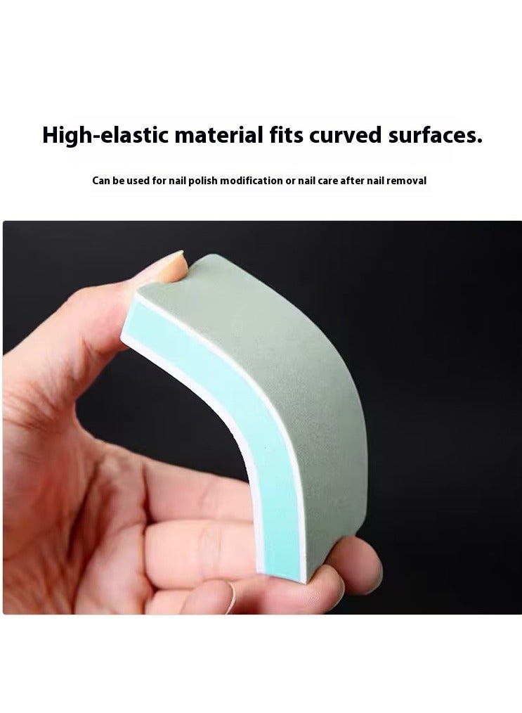 Double-Sided Sponge Nail File Polisher Sanding Board Manicure Tool - Image 3