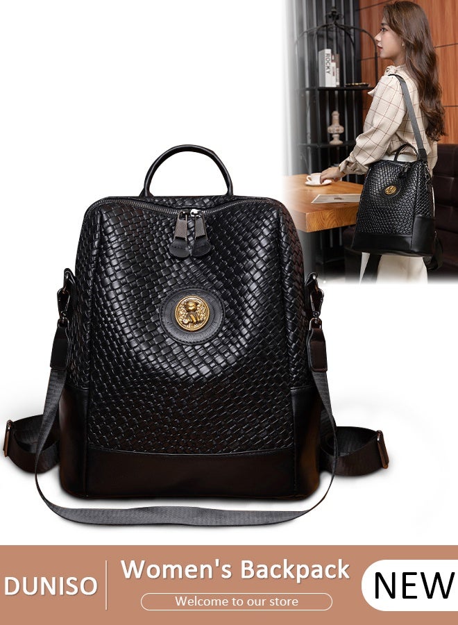 DUNISO 2 in 1 Women's Backpack Fashionable Travel Backpack For Women Large Capacity School Backpack Shoulder Bag with Detachable Shoulder Strap For College Girls Students - Image 1