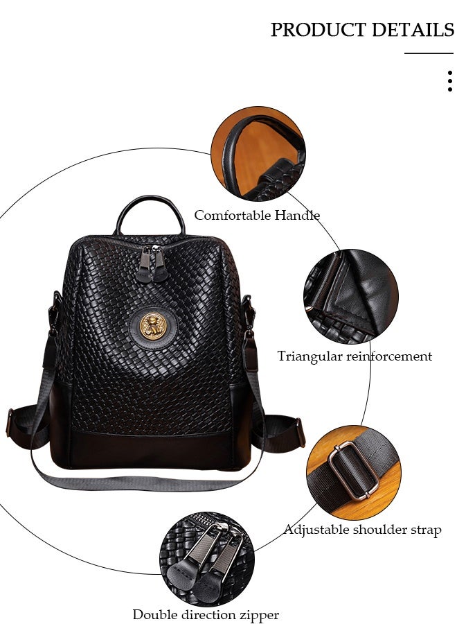 DUNISO 2 in 1 Women's Backpack Fashionable Travel Backpack For Women Large Capacity School Backpack Shoulder Bag with Detachable Shoulder Strap For College Girls Students - Image 5