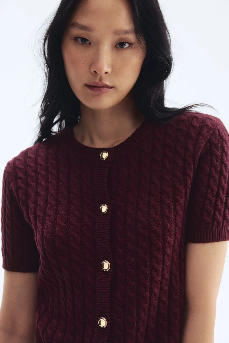 H&M Cable-knit cardigan