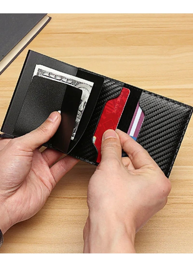 Daytoyz Anti Rfid Credit Card Holder Smart Minimalist Wallet Pocket Men Women Slim Cardholder Bank Secure Creditcard Case Dropshipping  - Image 2
