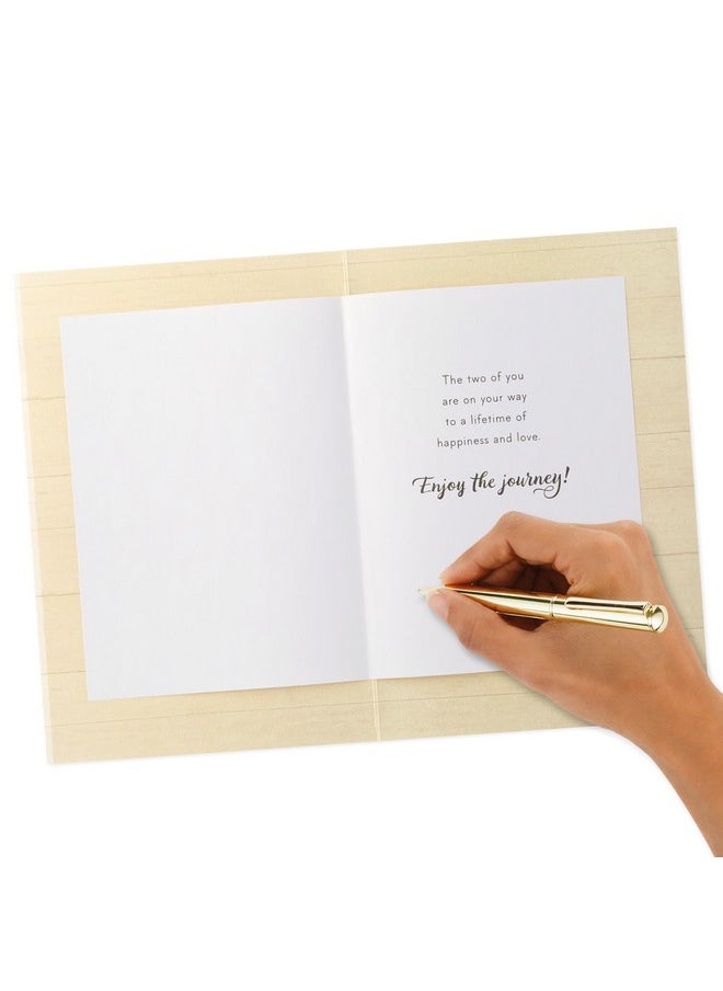Hallmark - Hallmark Wedding Card, Bridal Shower Card, or Engagement Card (Enjoy the Journey) - Image 1