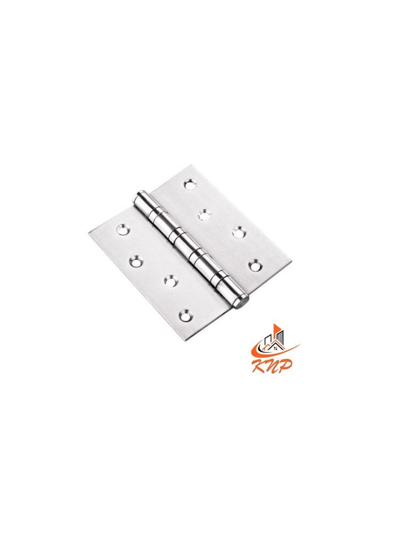 KNP MS Plated Door Hinge 4"X3"X3mm - 2 Pcs With Screw - Image 2