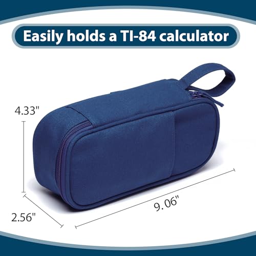SPACEMATE Pencil Case Pouch Box Bag School Supplies Girls Boys Kids, Cute Preppy Stuff Large Big Capacity Aesthetic Pen Organizer, Back to College Stationary, Midnight Blue, Heavy Duty Canvas, 1800ml - Image 5