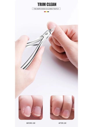 Professional Grade Cuticle Nippers with Japan Method – Stainless Steel Dead Skin Remover with Sharp 5mm Jaw - view 3