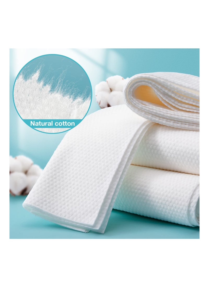 NIBEMINENT - 50 Pack Disposable Hair Towels, Non-Woven Care Towel Set, Drying Salon Bulk Travel Biodegradable Foot Bath Towels for & Spa - Image 1