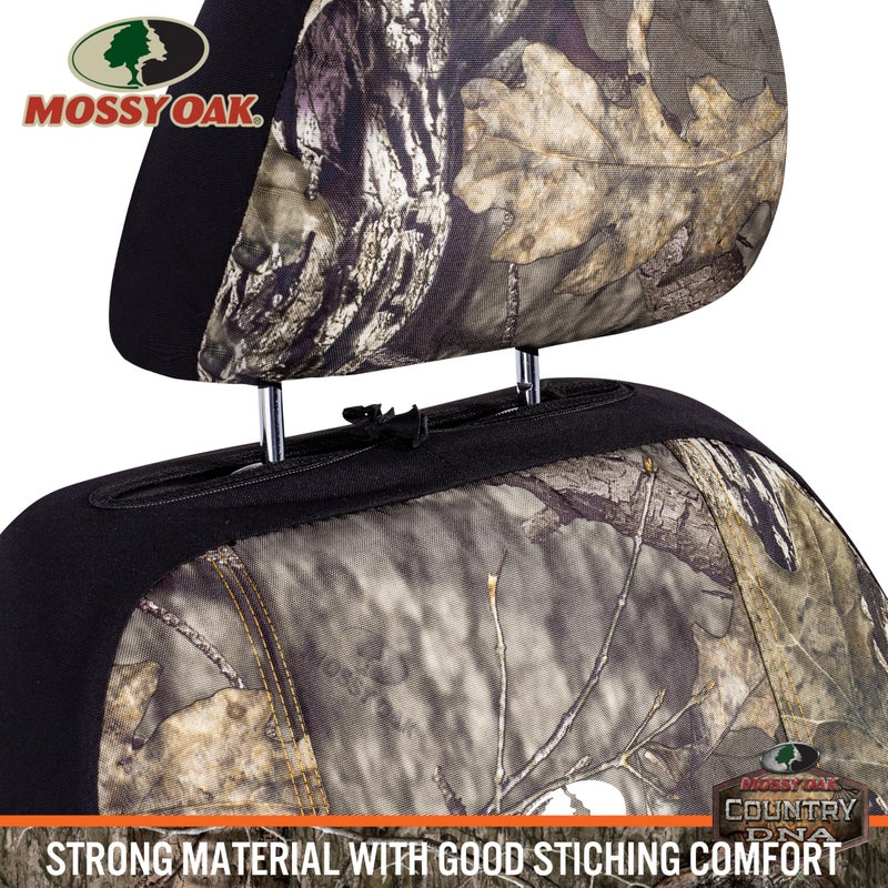 Mossy Oak Front Camo Seat Covers Low Back - Made with Premium Rip-Stop Oxford Fabric, Airbag Compatible, Universial Fit Most Bucket Seats - Official Licensed Product - Image 3