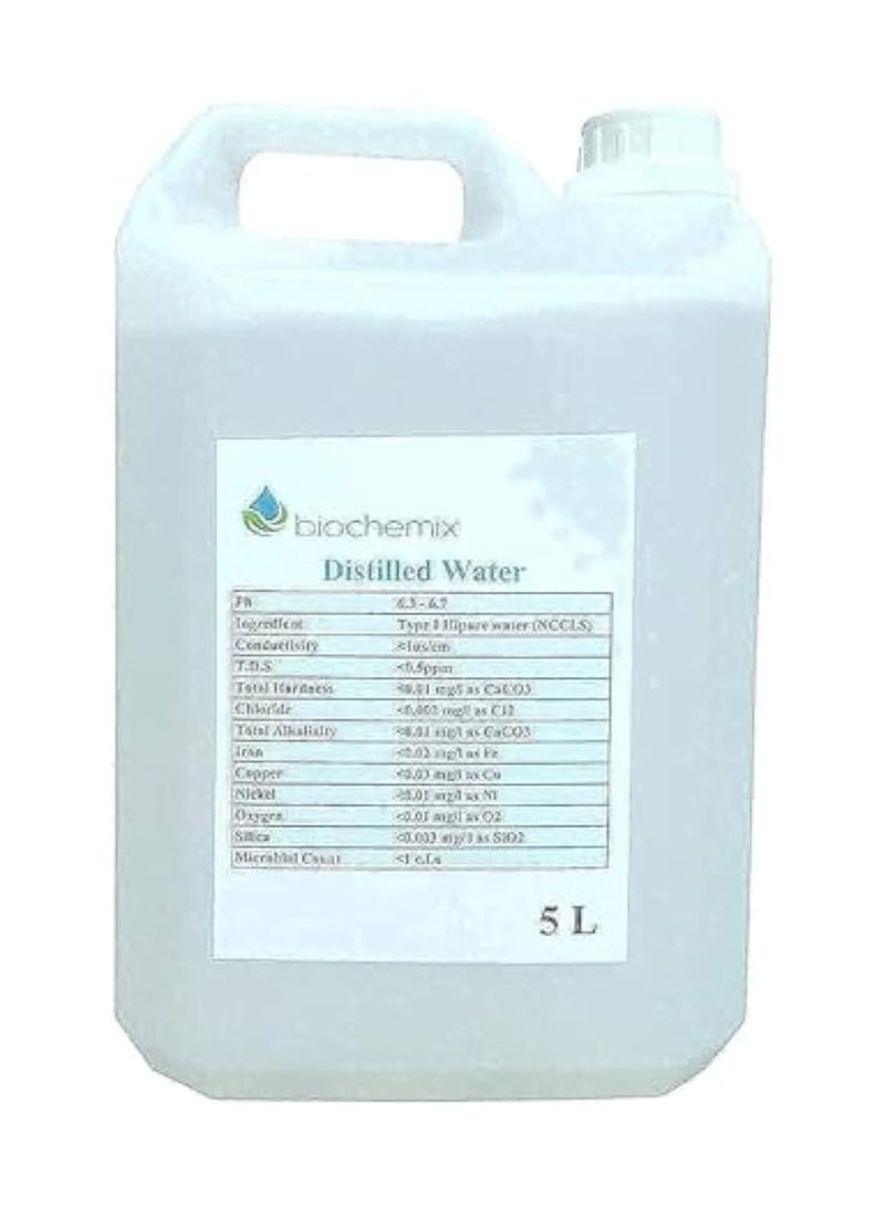 Distilled Water 5 Liter