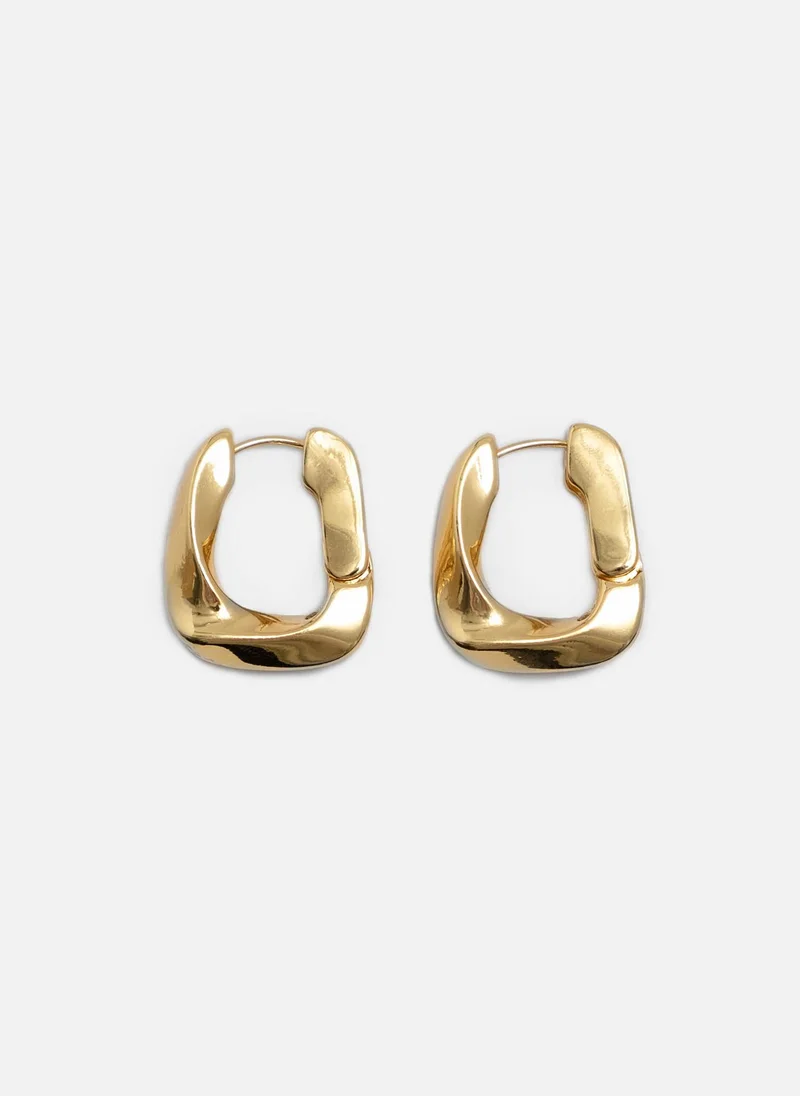 Lichi  Curved oval earrings for Women | Best Price UAE