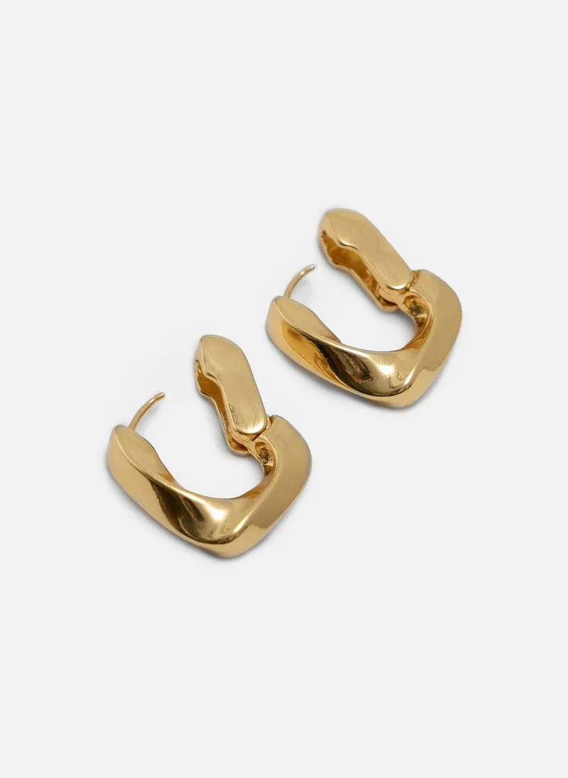Lichi  Curved oval earrings for Women | Best Price UAE
