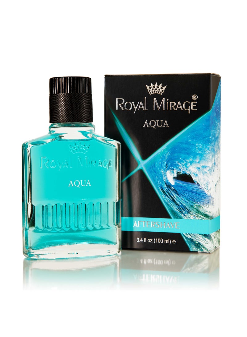 Royal Mirage 100ml Aftershave Aqua - Image 1