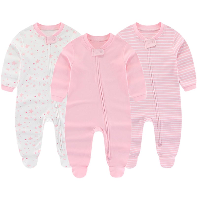 Ruliby New Born Baby Clothes Pink Newborn Boy Girl Essentials Accessories Layette Set 0-3 Month - Image 2