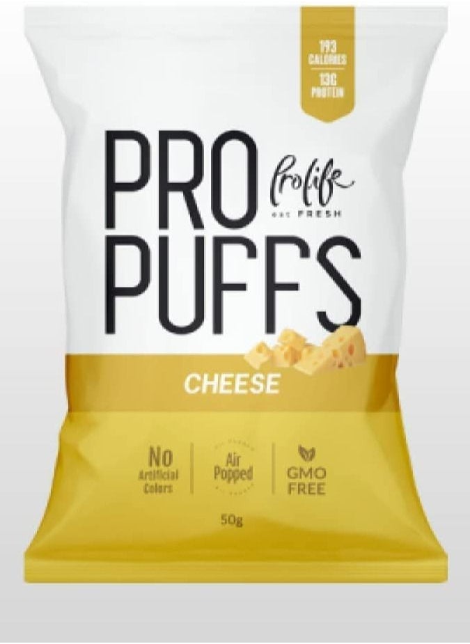 Prolife Pro Life Pro Puffs Chips Cheese Flavor 50grams  - Image 2