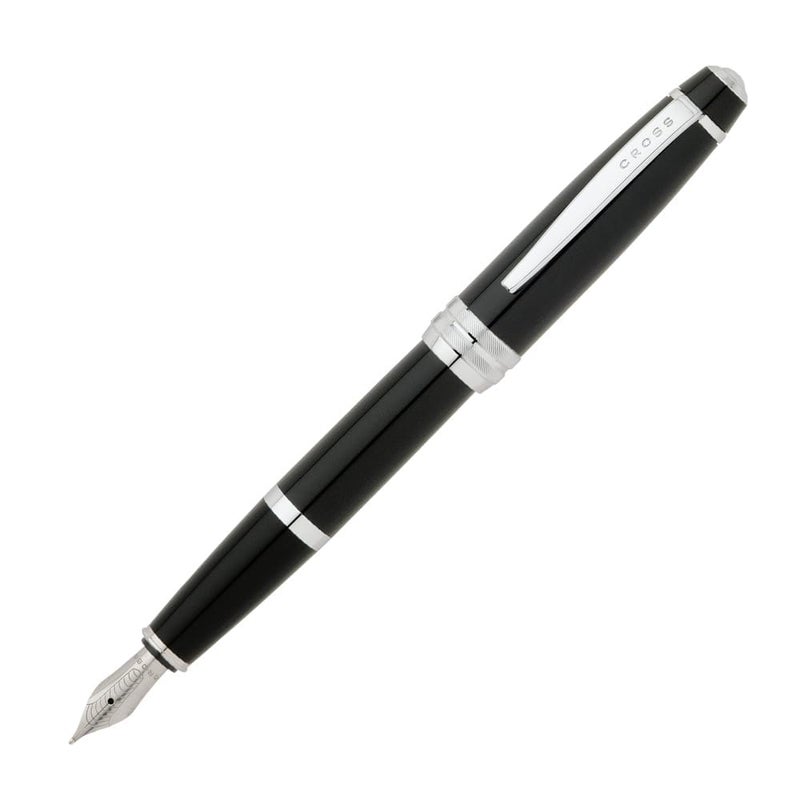 Cross Bailey Refillable Fountain Presented in a Premium Gift Box - Medium Point, Black Ink, Black - Image 1