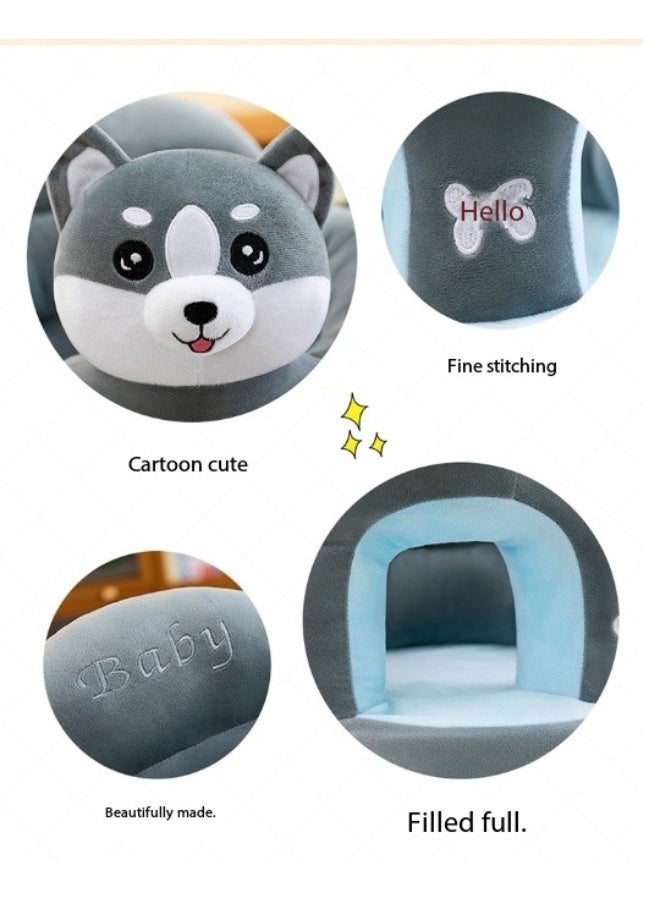 مقعد أريكة للأطفال مضاد للسقوط، قطعة أثرية لتعليم الطفل الجلوس، نسخة مطورة أكبر وأكثر سمكًا - Image 4