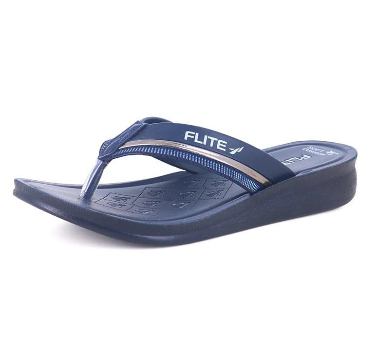 FLITE PUL-204 Women's PU Slippers | Outdoor Comfortable Flip-Flops for Women & Girls | Anti-Slip Durable Thong Sandals for Ladiers (Pink, UK Footwear Size System, Adult, Women, Numeric, Medium, 5) - Image 1