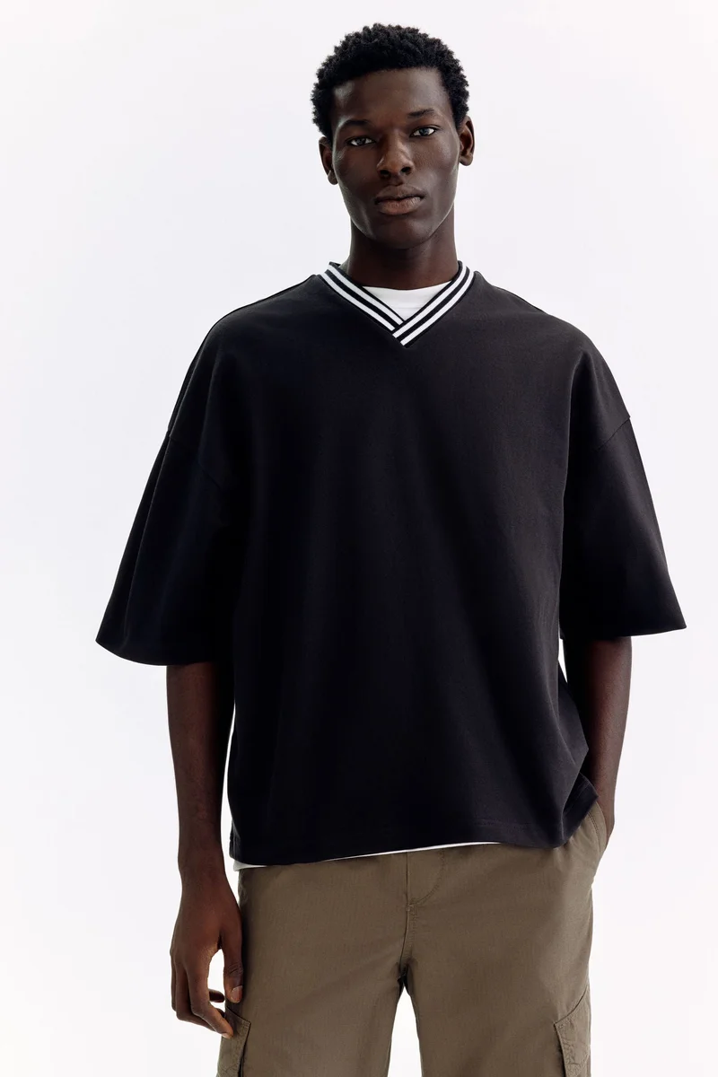 H&M Oversized Fit Cotton T-shirt