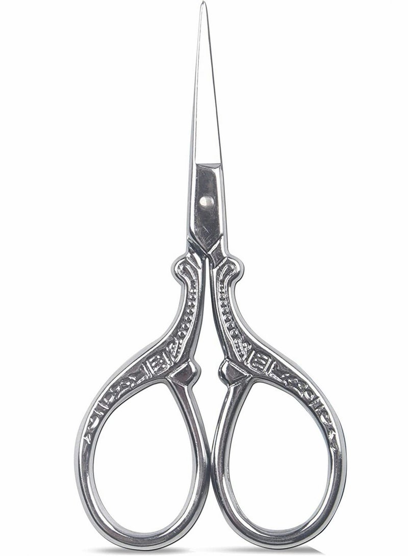 SYOSI Small Scissors, 1 Pack Embroidery Scissors 3.6 Inch Sewing Craft Sharp Scissors for Fabric Cutting Paper Crafting Office Scissors Sewing Handicrafts Tool - Image 1