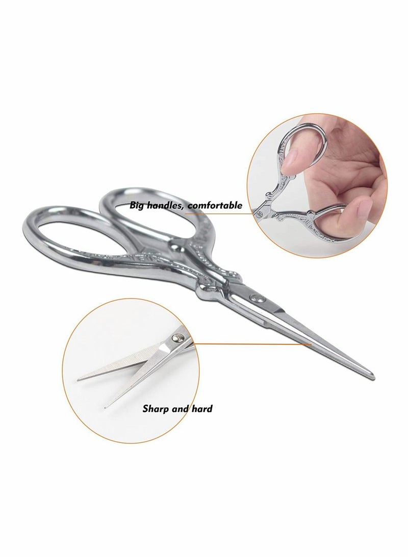 SYOSI Small Scissors, 1 Pack Embroidery Scissors 3.6 Inch Sewing Craft Sharp Scissors for Fabric Cutting Paper Crafting Office Scissors Sewing Handicrafts Tool - Image 2