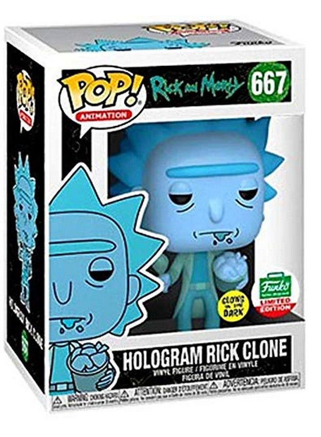 FUNKO POP! ANIMATION: Rick & Morty - Hologram Rick w/Chicken - Image 2