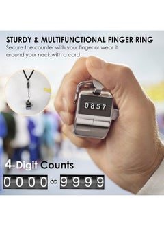 KTRIO KTRIO Metal Handheld Tally Counter 4-Digit Number Count Clicker Counter, Hand Mechanical Counters Clickers Pitch Counter for Coaching, Knitting, People, Lap, Fishing, Golf and Row, 1 Pack  - Image 3