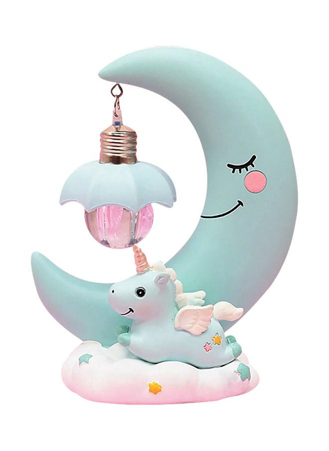 NIBEMINENT Unicorn Moon Night Light LED Lamp Multicolour  - Image 2