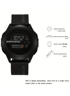 Generic Digital Sports Watches for Boys Outdoor LED Backlight Stopwatch Rubber Wrist Watch Wholesales Assorted Set  - Image 2
