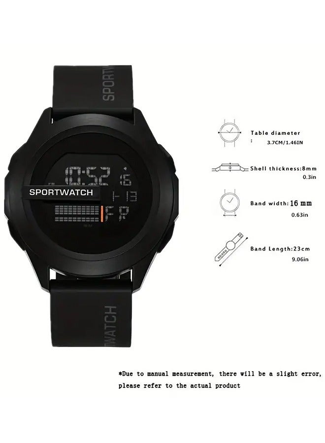 Digital Sports Watches for Boys Outdoor LED Backlight Stopwatch Rubber Wrist Watch Wholesales Assorted Set - Image 2
