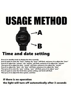 Generic Digital Sports Watches for Boys Outdoor LED Backlight Stopwatch Rubber Wrist Watch Wholesales Assorted Set  - Image 3