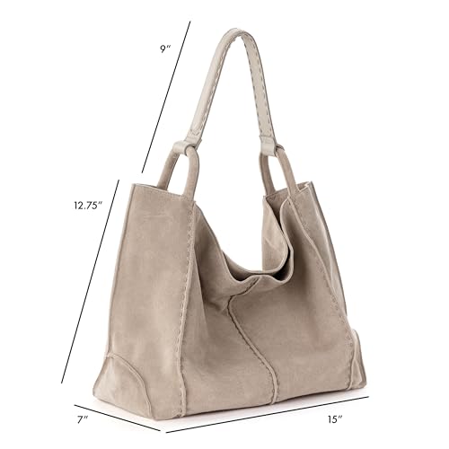 The Sak Los Feliz Large Tote Bag - Premium Leather Handbag With Stylish Design For Everyday, Travel, Beach Bag - Roomy, Durable, Lined Purse With Shoulder Bag Strap, Zipper Pocket - Image 2