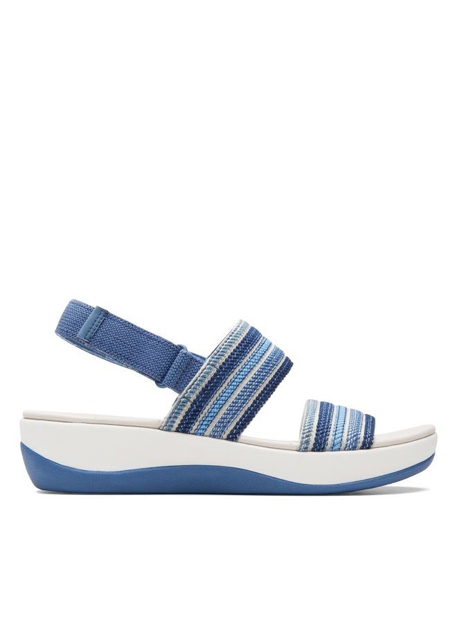 clarks Women's Arla Stroll Flat Sandal, Blue Combi, 8, 38.5 EU - Image 1