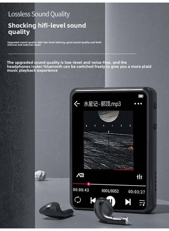 Special Reading Bluetooth Fun High School Students Walkman Watch Special Fast God Qingying Mp3 E-Book Mp4 Novels Listening To Songs-Body Color:2.2inch Touch Full Screen Qingying Bluetooth 5.3/comes With Wired Headphones/protective Case/otg/send-Memory Capacity:8g Qingying Has More Than 300 Types Of List Songs + More Than 300 Types Of Popular And Small  - Image 3