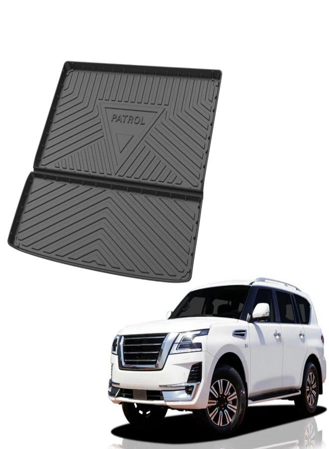 Generic Nissan Patrol Y62,Y63 Car Rear Trunk Mat, Rear Cargo Boot Liner For Patrol Y62 2010-2025 And Y63 Models, Car Floor Mats, Patrol Accessories  - Image 1
