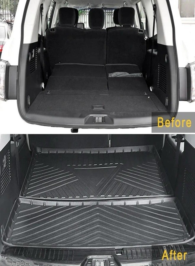 Generic Nissan Patrol Y62,Y63 Car Rear Trunk Mat, Rear Cargo Boot Liner For Patrol Y62 2010-2025 And Y63 Models, Car Floor Mats, Patrol Accessories  - Image 4