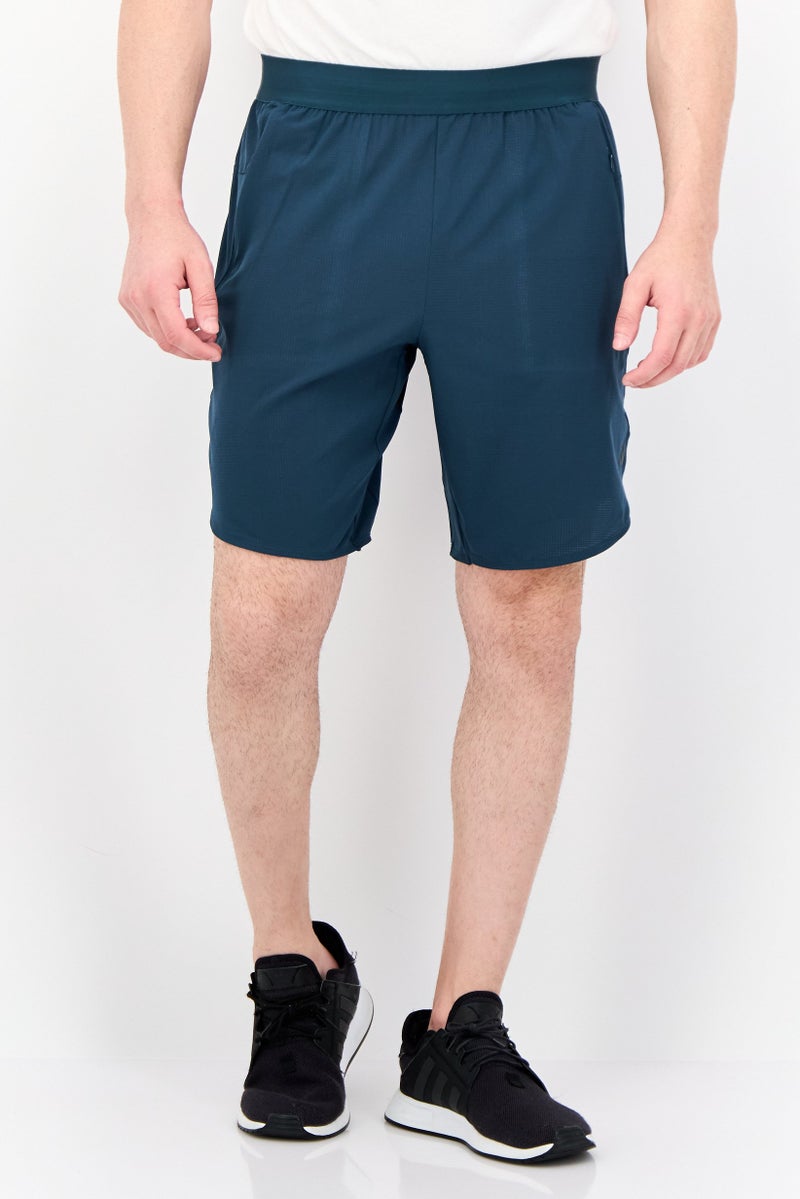 Adidas Men Sportswear Fit 9 Inseam Training Shorts, Teal Green - Image 1