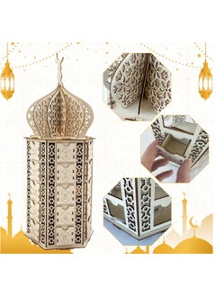 Beauenty DIY Ramadan Countdown Calendar with 30 Storage Drawers Muslim Ramadan Eid Gift, LED Ramadan Lights for Ramadan Home Decoration Party  - Image 5