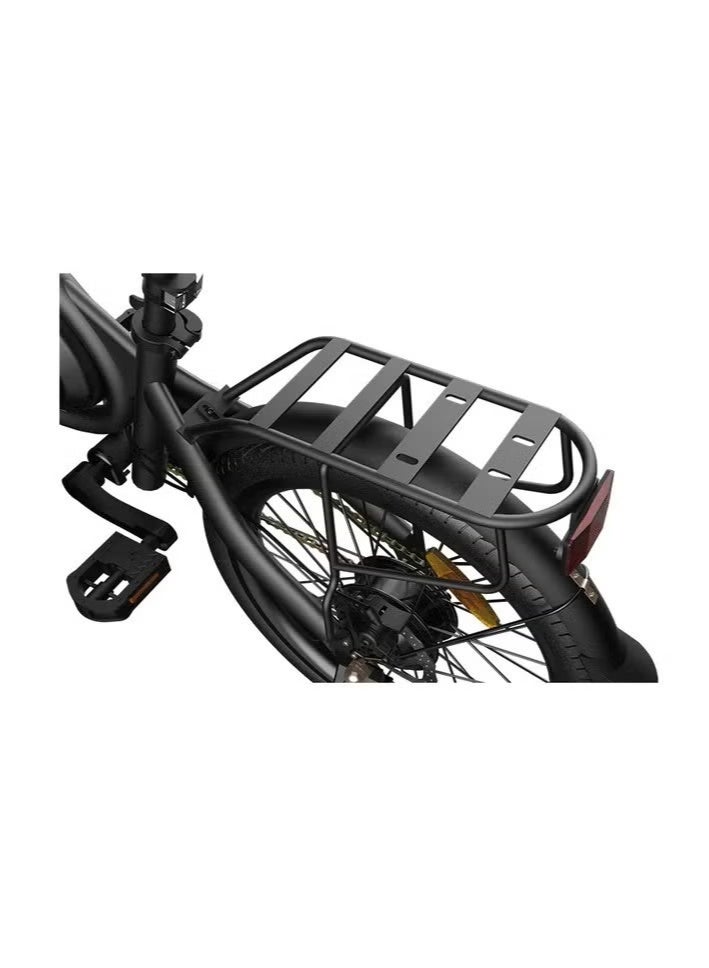 KUGOO V1 Pro Electric Bicycle, 400W Motor, 30KM Range, 20-inch Tires, Black - Image 3