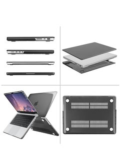 Generic Hard Shell Case Protective Snap On CoverCompatible with MacBook Pro 14 inch Case 2021-2023 Release M2 A2779 A2442 M1 Pro/Max Chip w/Touch ID/Protective Plastic Hard Shell Case (Crystal Black)  - Image 4