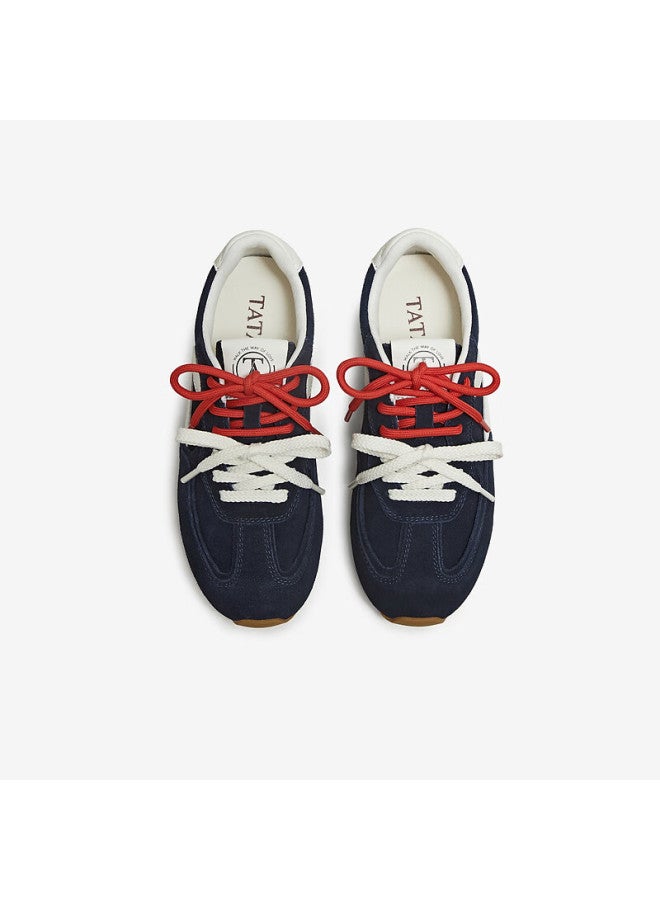 Tata Autumn New Thick-soled Breathable Women's Sneakers Blue/white Am6 38 - Image 3