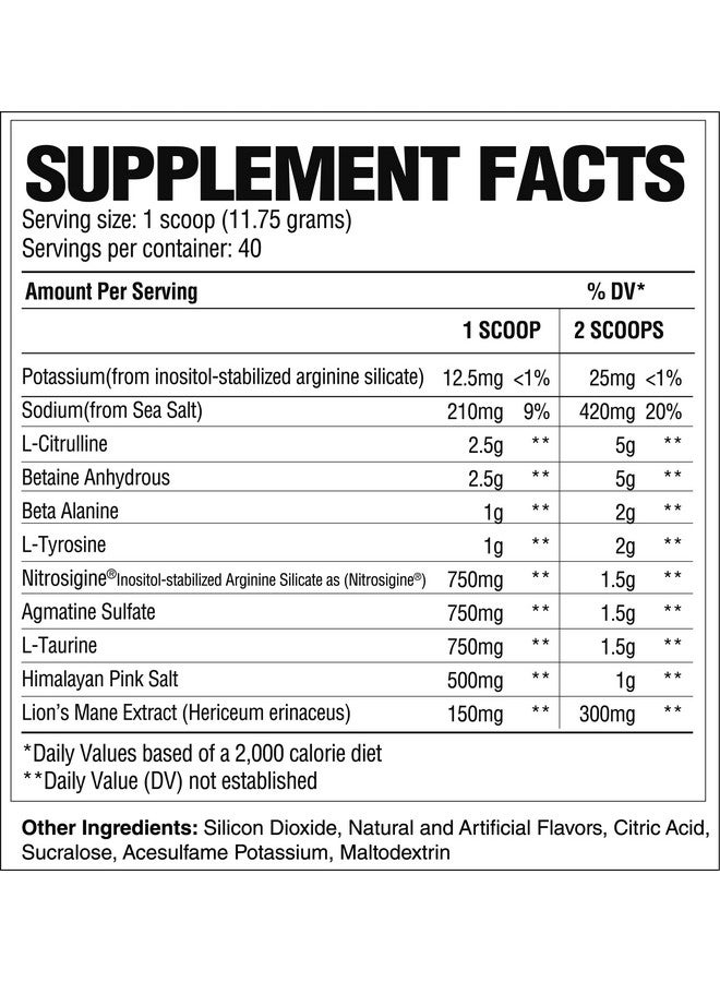 رو RAW Pump Stim Free Pre Workout | مسحوق مكمل غذائي غير منشط قبل التمرين، معزز بأكسيد النيتريك | مشروب مكملات قبل التمرين أثناء التمرين | (40 حصة) (بطيخ) - Image 2