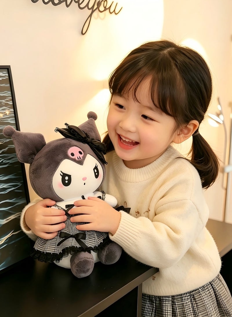 kuromi Sanrio Kuromi plush toy with soft filling, plush doll for children's room decoration, suitable as a children's gift and party gift - Image 2
