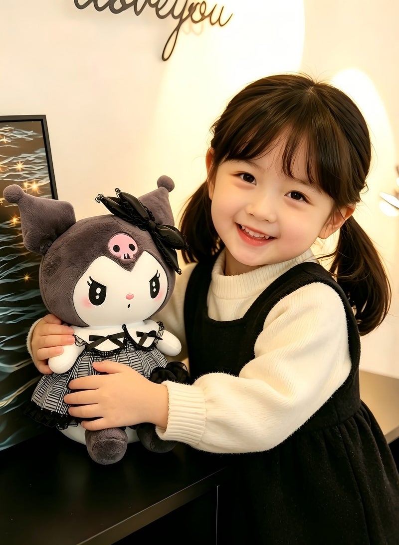 kuromi Sanrio Kuromi plush toy with soft filling, plush doll for children's room decoration, suitable as a children's gift and party gift - Image 3
