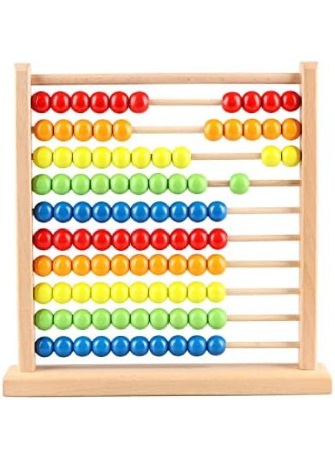 KABENFIS Wooden Abacus with Counting Beads, Educational Toy for Children, Boys and Girls 