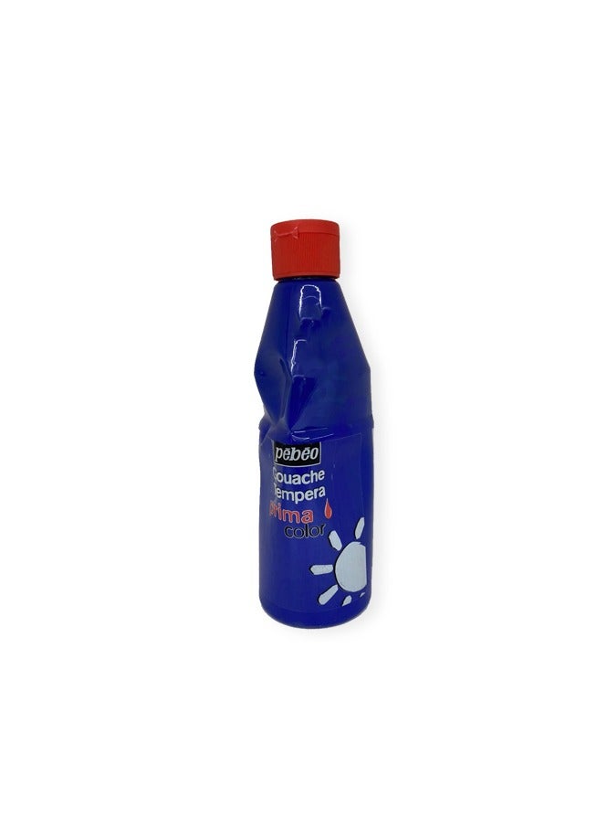 Pebeo Ultramarine Blue Tempera Gouache Paints 500ml