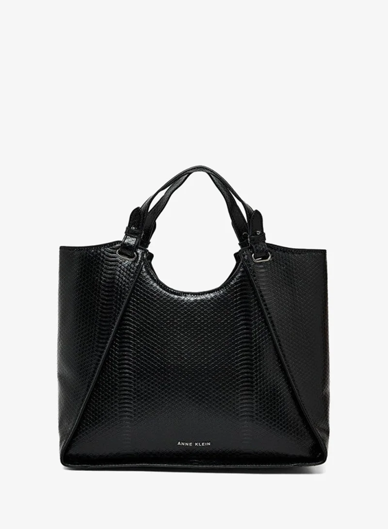 ANNE KLEIN Anne Klein Croc Textured Satchel Bag